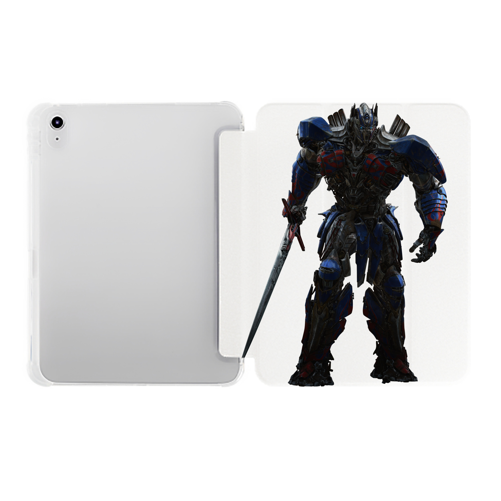（画像用）  IPad ケース ペン収納付き 三つ折りスタンド PUレザー×シリコン 対応機種9.5/10.5/10.9インチ